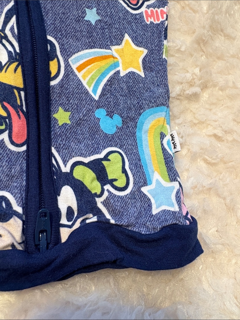 Little Sleepies Disney Mickey & Friends Short Sleeve Romper 6-12M - Picture 4 of 6